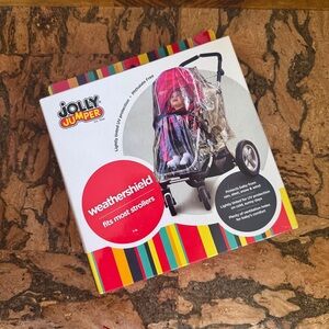 Jolly Jumper Clear Weathershield Stroller Cover ☔️